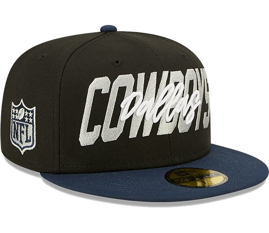 New Era Men's Dallas Cowboys 2022 NFL Draft 59Fifty Black Fitted Hat product image