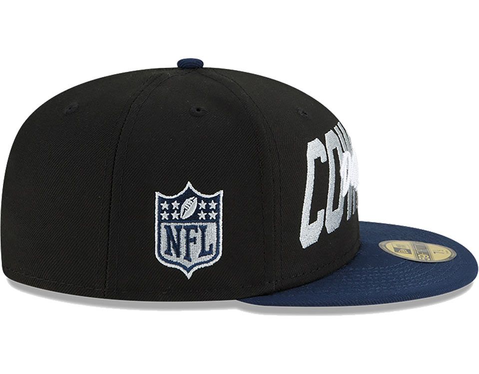 New Era Men's Dallas Cowboys 2022 NFL Draft 59Fifty Black Fitted Hat product image