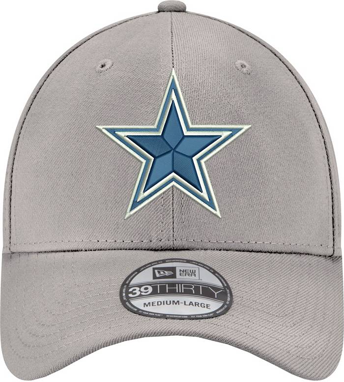 New Era Men's Dallas Cowboys Front 39Thirty Grey Stretch Fit Hat