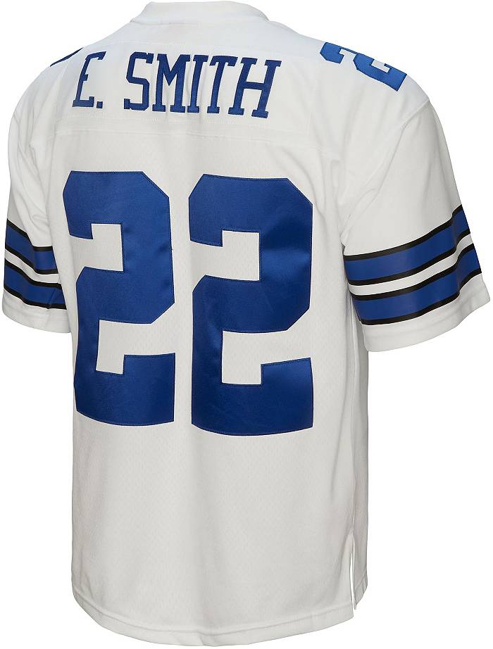 Mitchell and Ness Dallas Cowboys Men's Mitchell & Ness Authentic 1994  Emmitt Smith #22 Jersey White