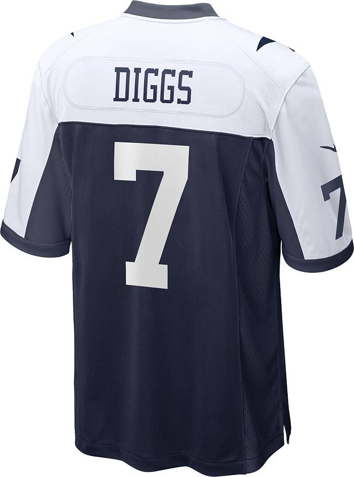 Nike Men's Dallas Cowboys Trevon Diggs #7 Navy Alternate Game