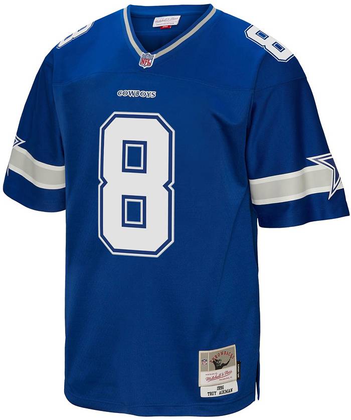 Mitchell & Ness Men's Dallas Cowboys Troy Aikman #8 Throwback Jersey