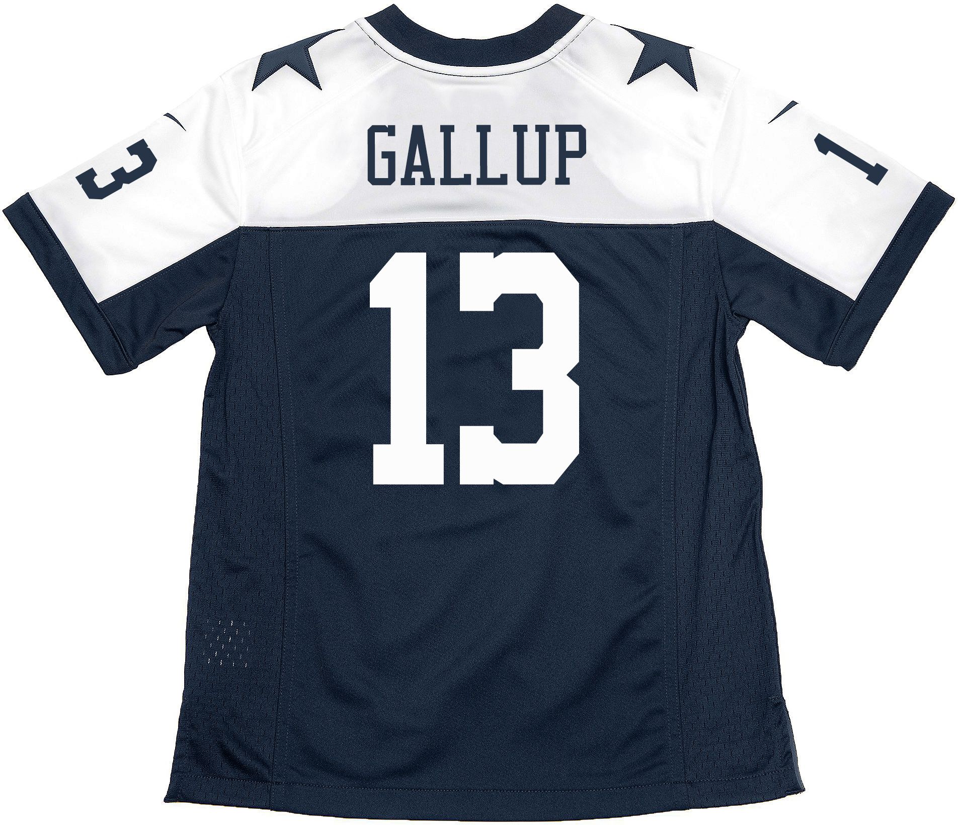 Nike Men's Dallas Cowboys Michael Gallup #13 Navy Game Jersey