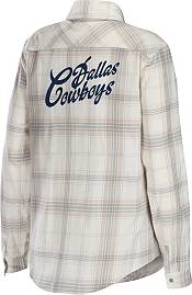 WEAR by Erin Andrews Women's Dallas Cowboys White Flannel Shirt product image