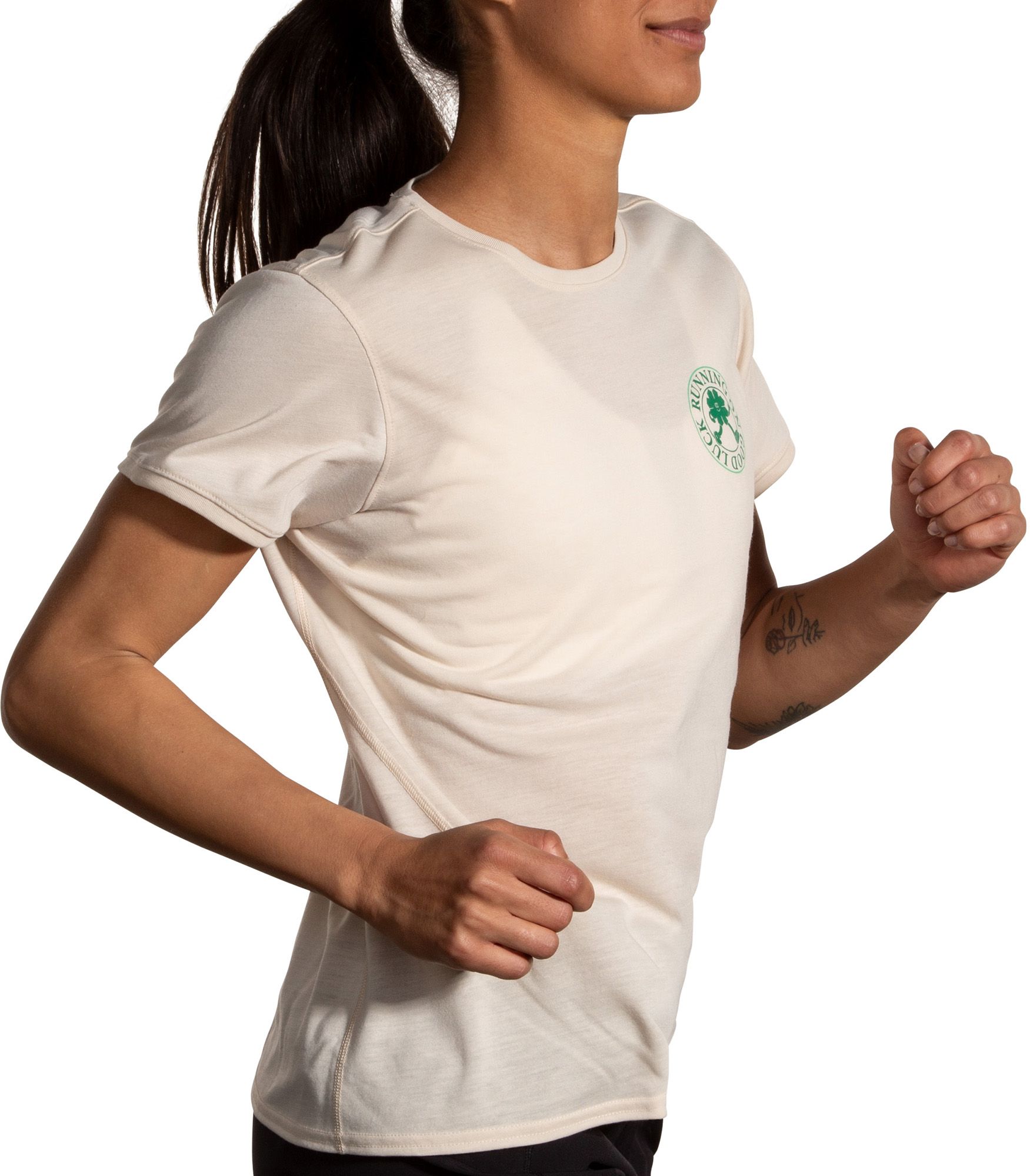 Brooks Women's Distance Short Sleeve 3.0 Run Lucky T-Shirt product image