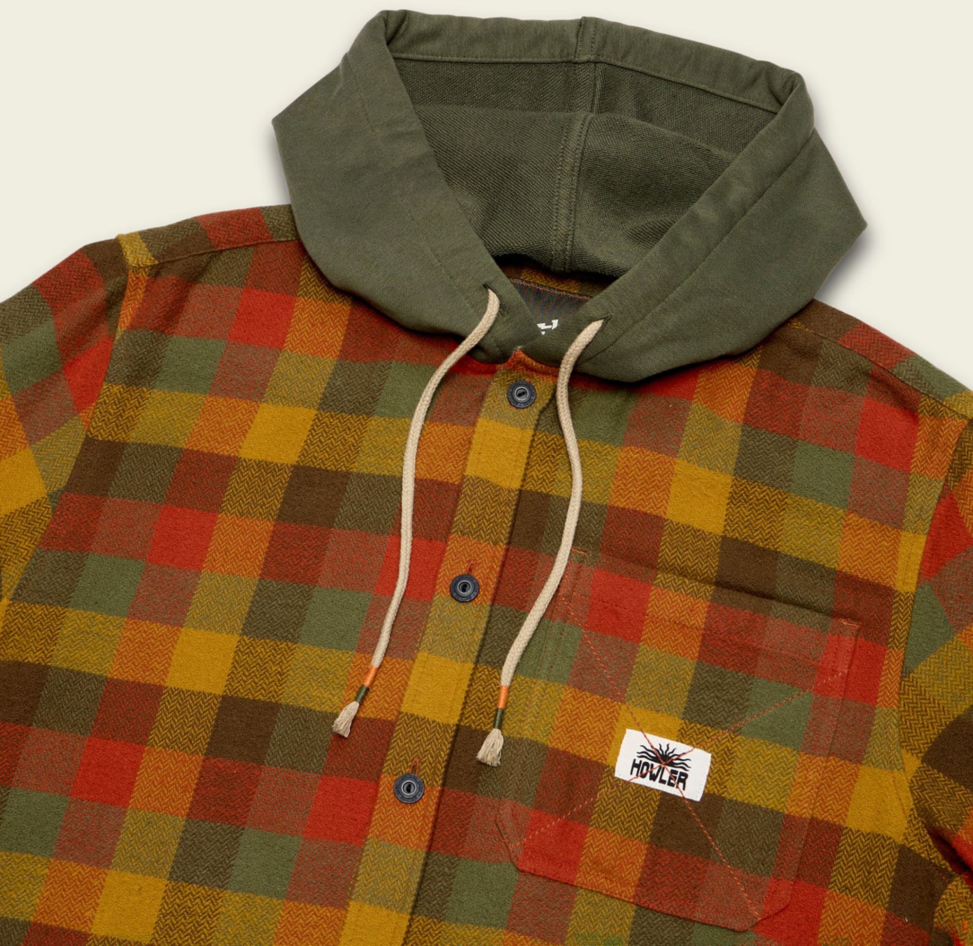 Howler Brothers Men's Salvo Hooded Blanket Flannel product image