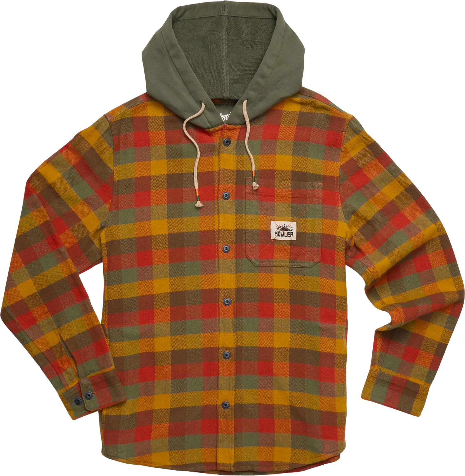 Howler Brothers Men's Salvo Hooded Blanket Flannel product image