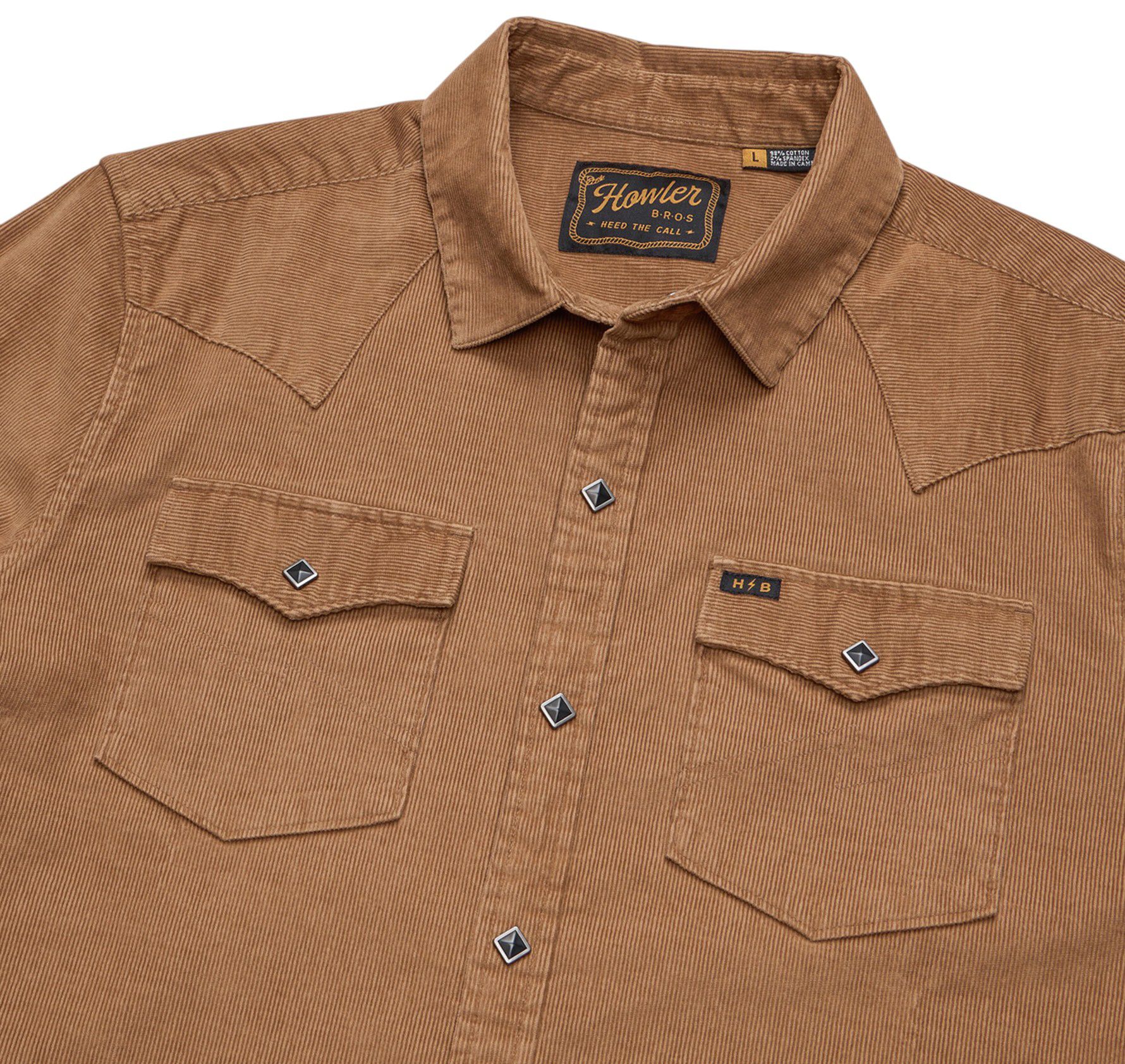 Howler Brothers Men's Banning Corduroy Snapshirt product image