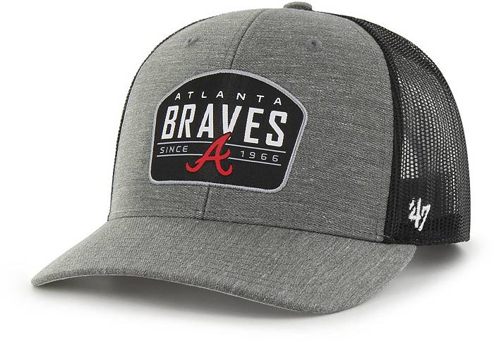 New Era Atlanta Braves Cooperstown Trucker 9Forty Adjustable Hat Blue