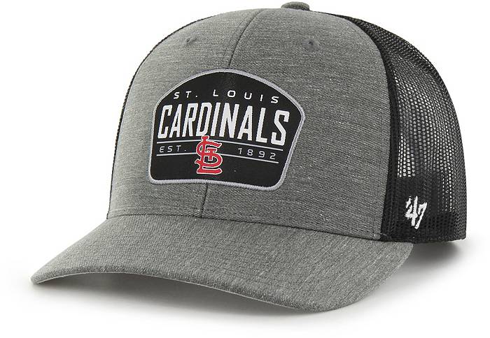 47 Men's St. Louis Cardinals Charcoal Adjustable Trucker Hat
