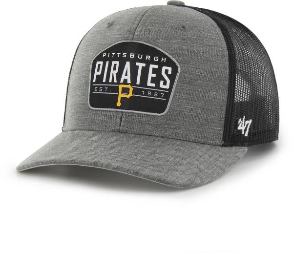 '47 Men's Pittsburgh Pirates Charcoal Adjustable Trucker Hat product image