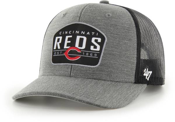 '47 Men's Cincinnati Reds Charcoal Adjustable Trucker Hat product image