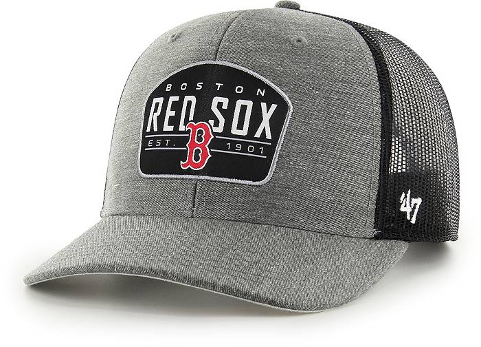 47 Men's Boston Red Sox Charcoal Adjustable Trucker Hat