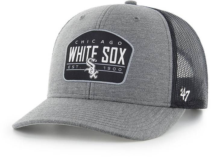 New Era Chicago White Sox Trucker 9FORTY Adjustable Snapback Hat Black