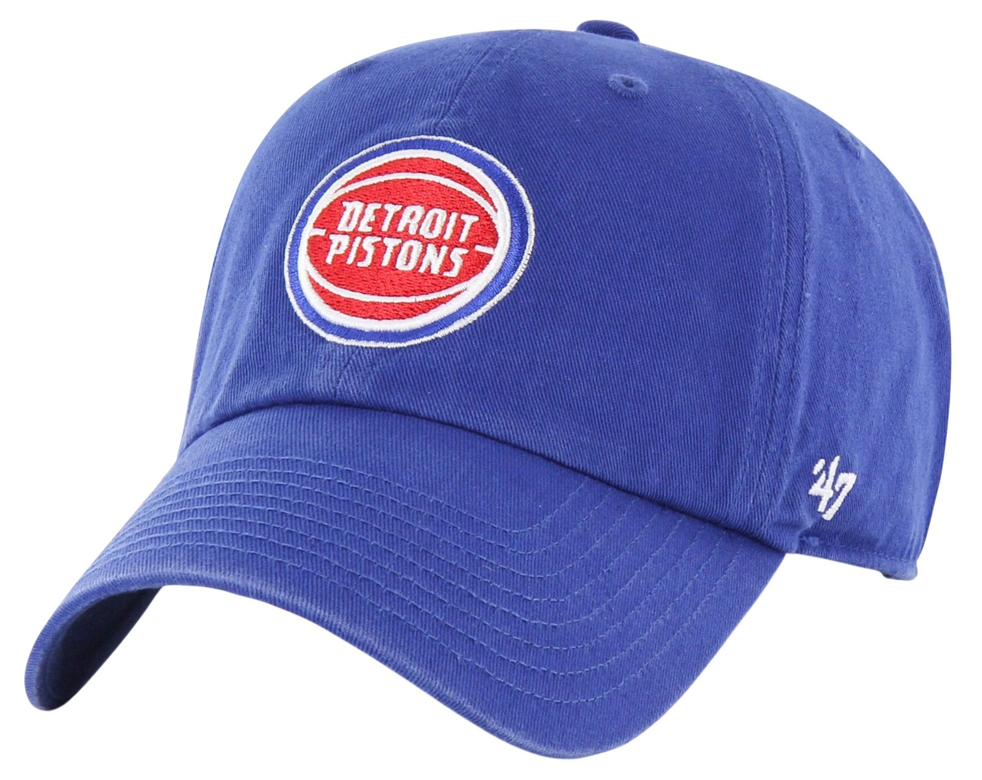 '47 Men's Detroit Pistons Blue Clean Up Adjustable Hat product image