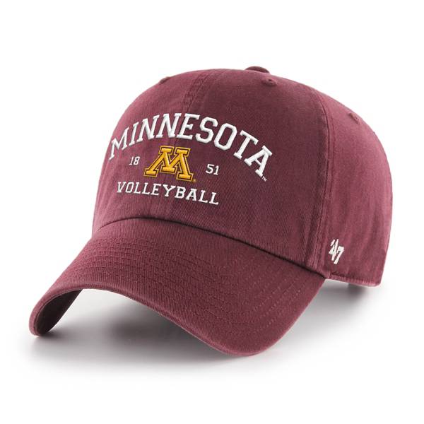 ‘47 Men's Minnesota Golden Gophers Dark Maroon Volleyball Clean Up Adjustable Hat product image