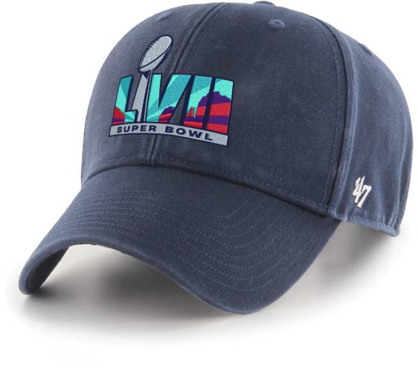 '47 Men's Super Bowl LVII Logo Navy Clean Up Adjustable Hat product image