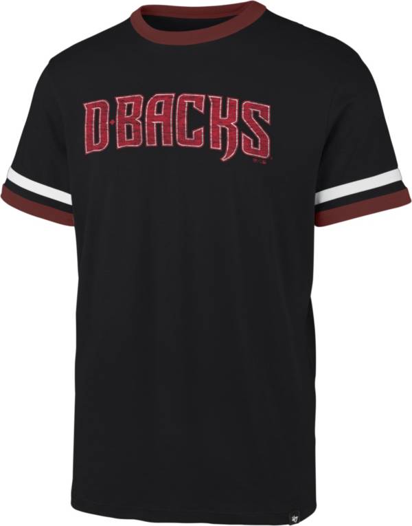 '47 Men's Arizona Diamondbacks Black Ringer T-Shirt product image