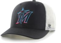 47 Brand / Men's Miami Marlins Gray Flyout Adjustable Hat