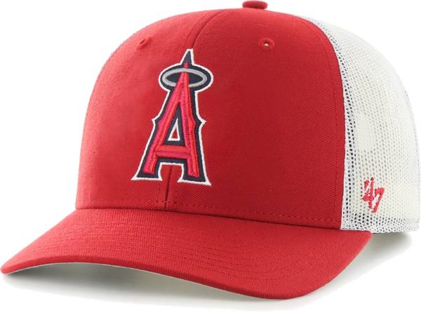 47 Men's Los Angeles Angels Red Adjustable Trucker Hat