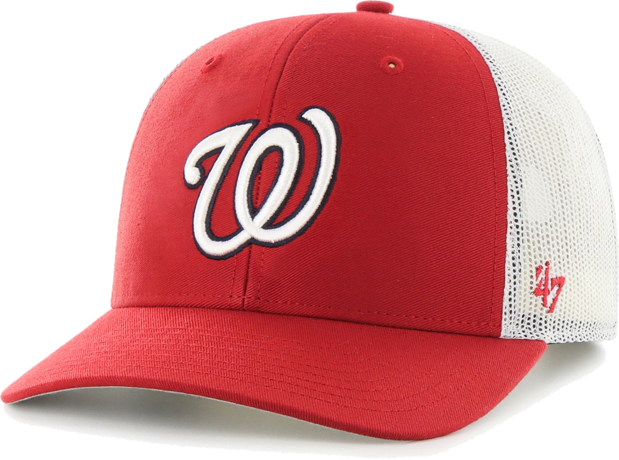 '47 Men's Washington Nationals Red Adjustable Trucker Hat