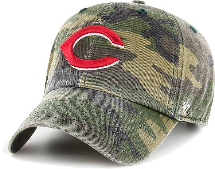 47 Men's Cincinnati Reds Camo Clean-Up Adjustable Hat