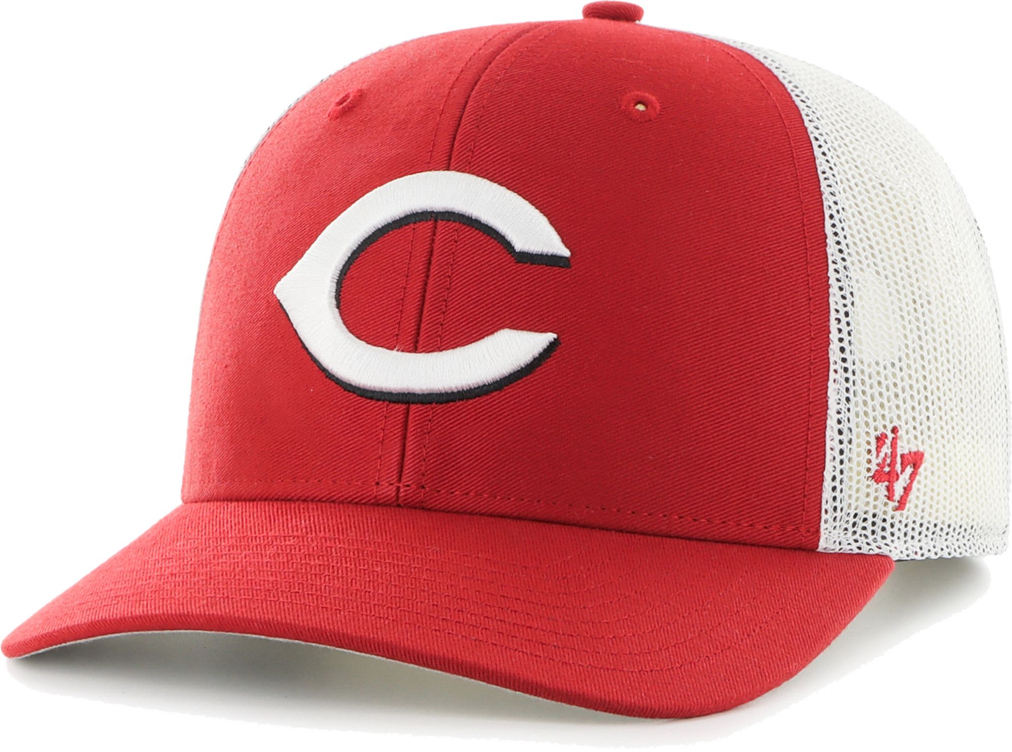 '47 Men's Cincinnati Reds Red Adjustable Trucker Hat product image