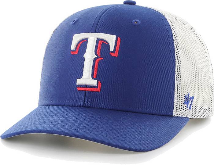47 Men's Texas Rangers Royal Adjustable Trucker Hat