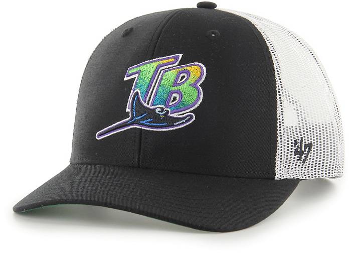 47 Men's Tampa Bay Rays Black Trucker Hat