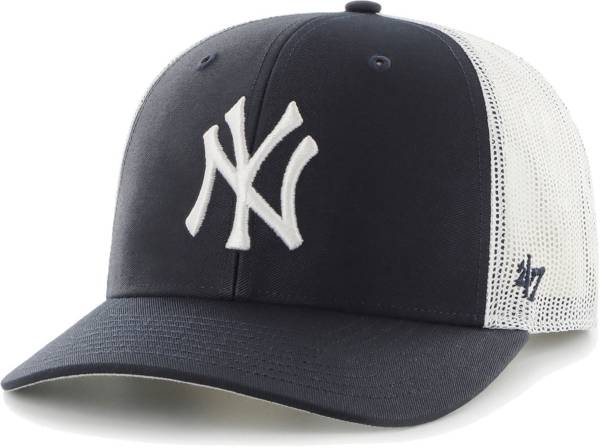 '47 Men's New York Yankees Blue Adjustable Trucker Hat | Dick's ...