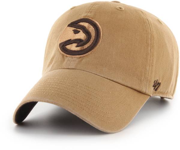 ‘47 Men's Atlanta Hawks Tan Clean Up Adjustable Hat product image