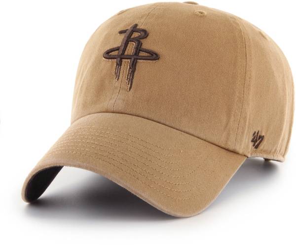 ‘47 Men's Houston Rockets Tan Clean Up Adjustable Hat product image