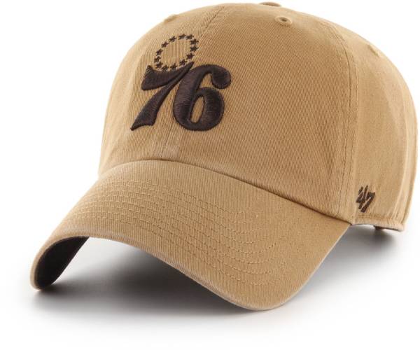 ‘47 Men's Philadelphia 76ers Tan Clean Up Adjustable Hat product image
