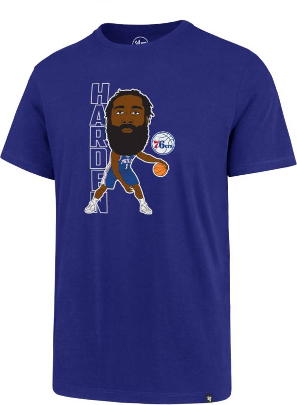 ‘47 Men's Philadelphia 76ers James Harden Blue T-Shirt product image