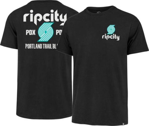 '47 Men's 2022-23 City Edition Portland Trail Blazers Black Backer T-Shirt product image