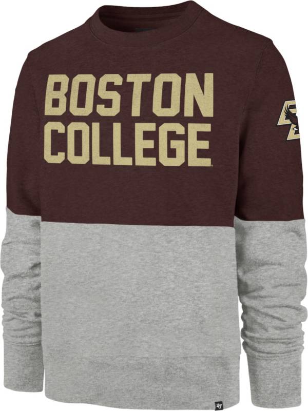 '47 Men's Boston College Eagles Maroon Pullover Crewneck Sweater product image