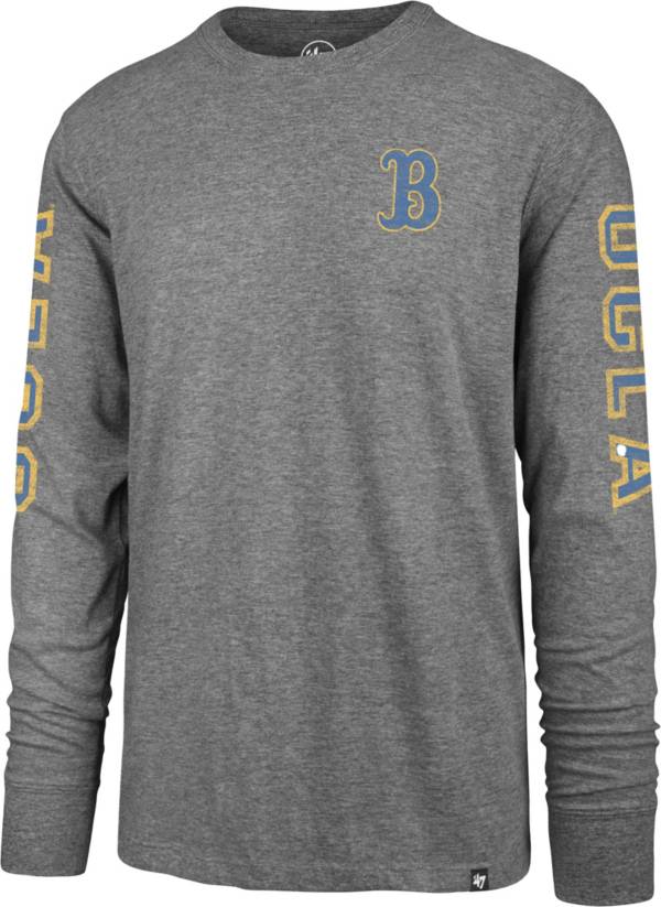 ‘47 Men's UCLA Bruins Grey Triple Threat Franklin Long Sleeve T-Shirt product image