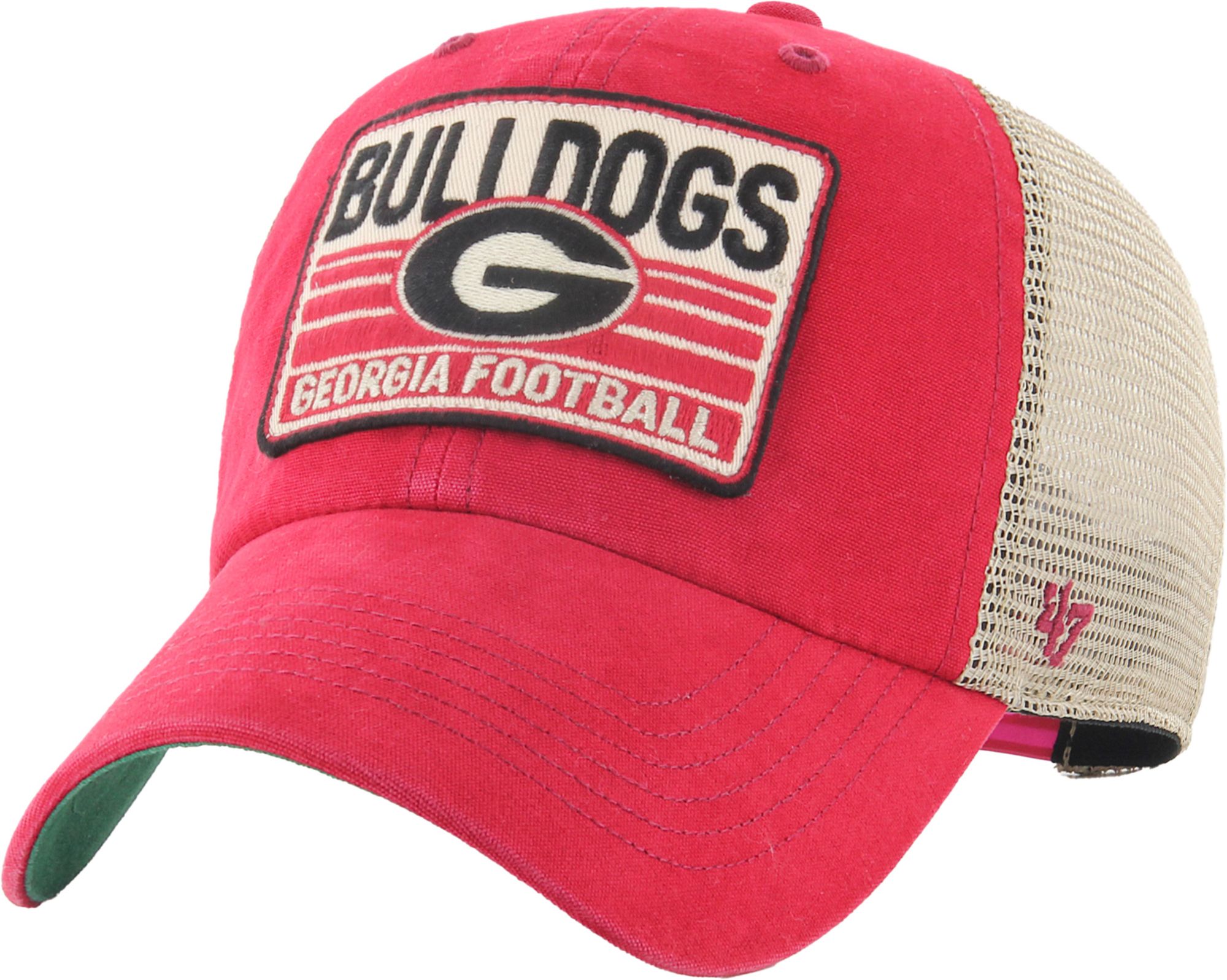'47 Men's Georgia Bulldogs Red Clean Up Adjustable Hat product image