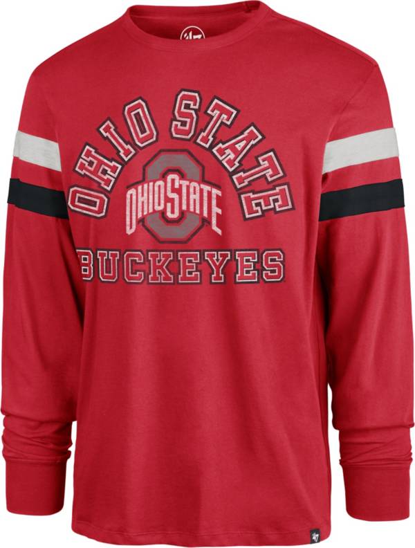 '47 Men's Ohio State Buckeyes Scarlet Long Sleeve T-Shirt product image