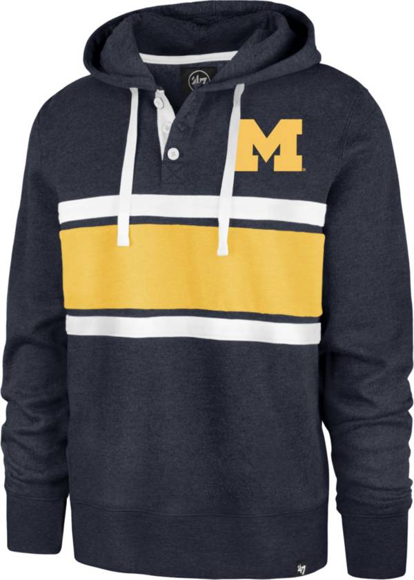'47 Men's Michigan Wolverines Blue Pullover Hoodie product image