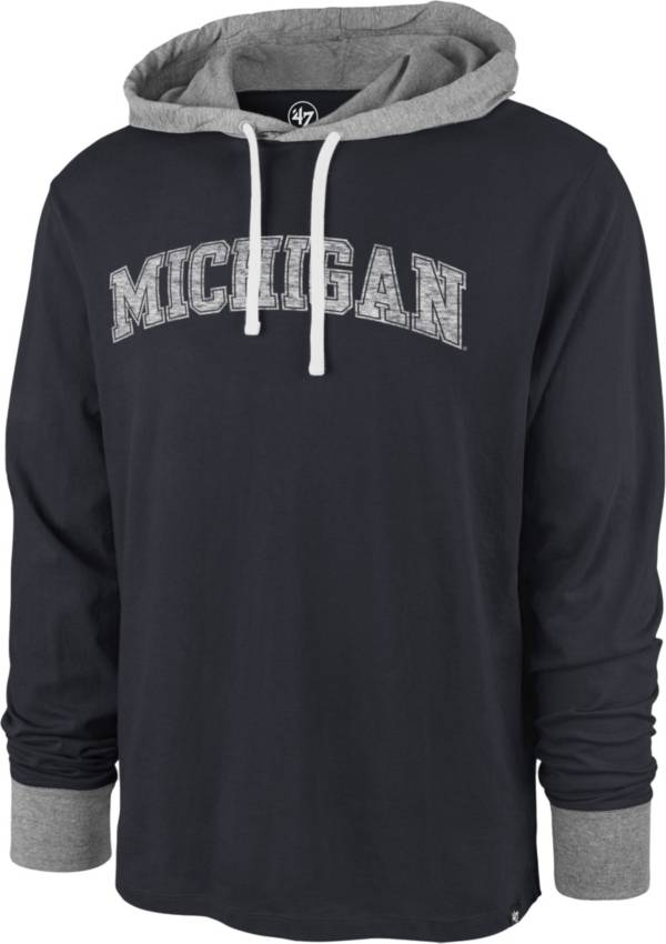‘47 Men's Michigan Wolverines Blue Club Pullover Hoodie product image