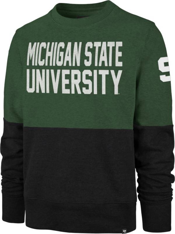 '47 Men's Michigan State Spartans Green Pullover Crewneck Sweater product image
