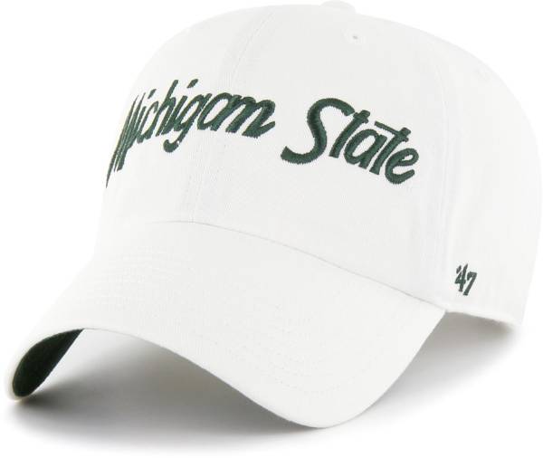 '47 Men's Michigan State Spartans White Crosstown Adjustable Hat product image