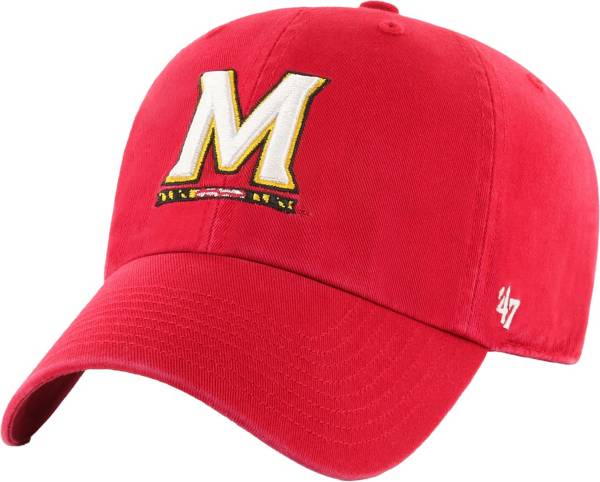 ‘47 Men's Maryland Terrapins Red Clean Up Adjustable Hat product image