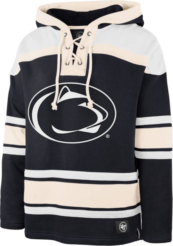 '47 Men's Penn State Nittany Lions Blue Lacer Pullover Hoodie product image