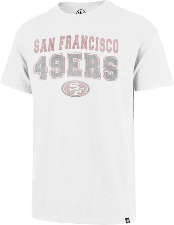 '47 Men's San Francisco 49ers Stadium Wave White T-Shirt product image
