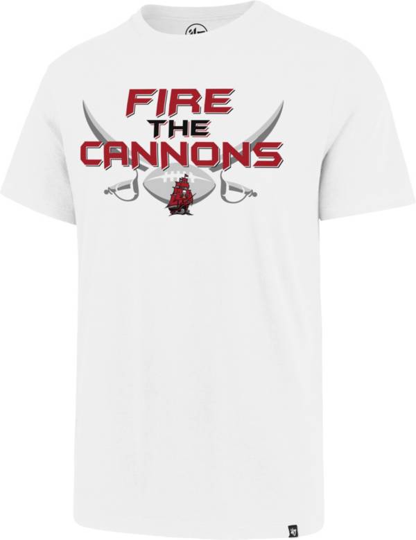 '47 Men's Tampa Bay Buccaneers Fire Cannons White T-Shirt product image