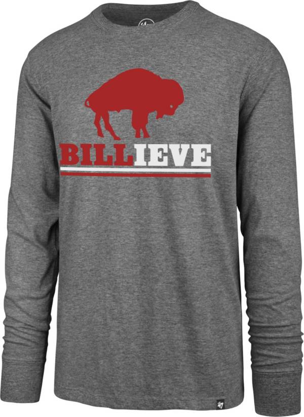 '47 Men's Buffalo Bills Billieve Grey T-Shirt product image