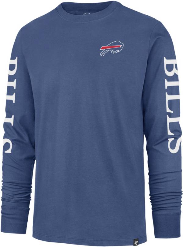 '47 Men's Buffalo Bills Triple Threat Royal Long Sleeve T-Shirt product image