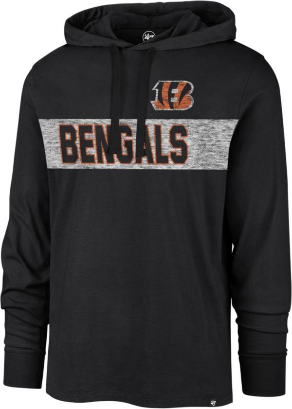 Men's Antigua Heather Gray/Charcoal Cincinnati Bengals Carry Long Sleeve Button-Up Shirt Size: Small